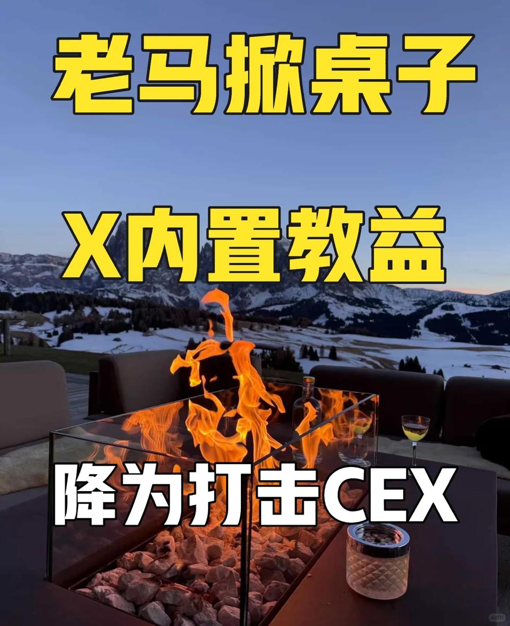 币圈变天！马斯克X要做教益所CZ和老徐危
